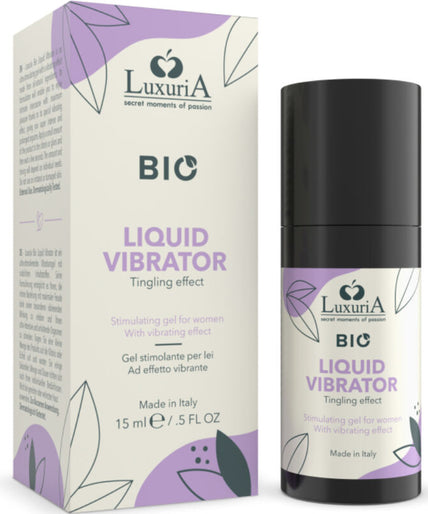 Intimateline Luxuria – Bio Stimulierungsgel für Sie mit Vibrations-Effekt 15 ml