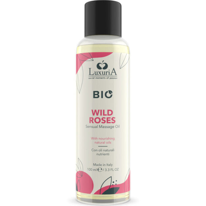 Intimateline Luxuria – Biologische Wilde Rozen Massageolie 100 ml