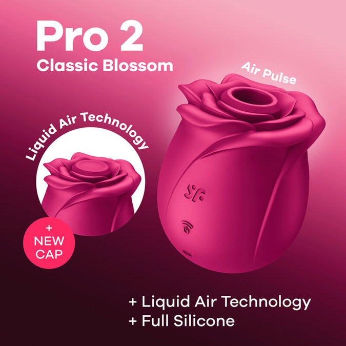 Satisfyer – Air Pulse Pro 2 Classic Blossom Vibrator