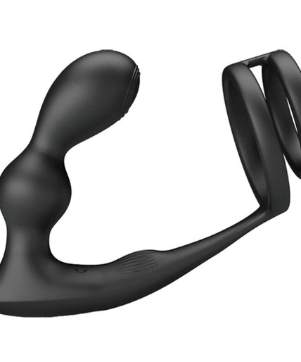 Pretty Love – Marshall Penis Ring With Vibratory Anal Plug With Remote Control