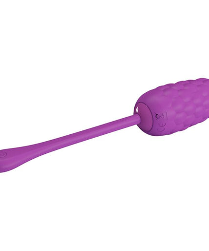 Pretty Love – Vibrating Egg With Purple Rechargeable Marine Texture