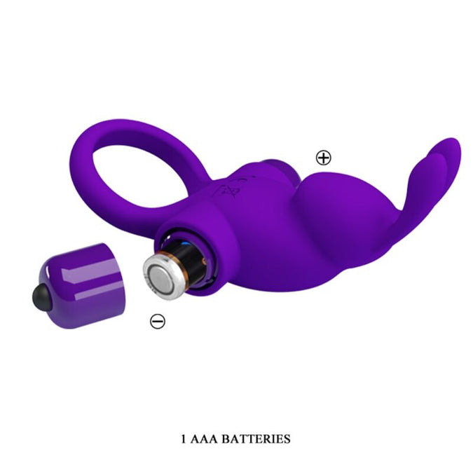 Pretty Love – Vibrator Ring I Rabbit For Purple Penis