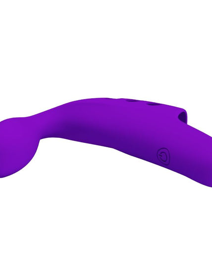 Pretty Love – Gorgon Lila Wiederaufladbarer Finger-Vibrator