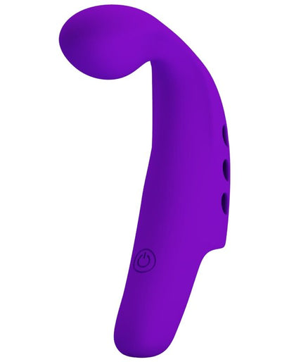 Pretty Love – Gorgon Lila Wiederaufladbarer Finger-Vibrator