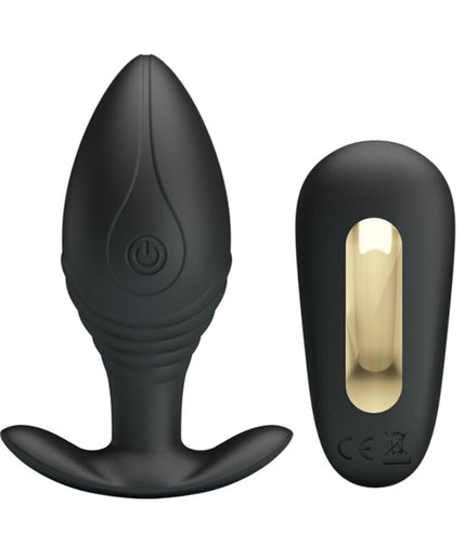 Pretty Love – Regina Anal Plug Rechargeable Vibrator Black