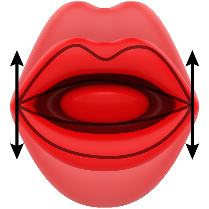 Mia – Siena Triple Pleasure Vibrator mit Vibrations- und Beißfunktion