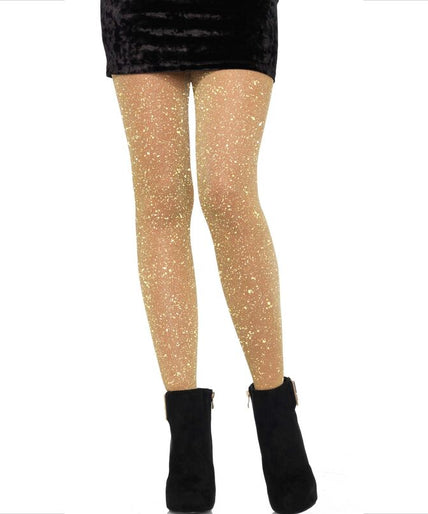 Leg Avenue – Transparente Strumpfhose Golden