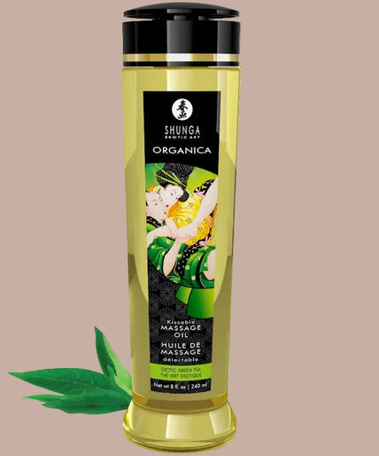 Shunga – Organic Green Tea Massage Oil 240ml