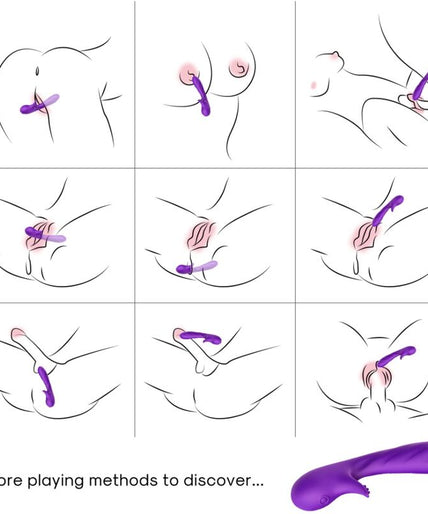 Armony – Romantik-Vibrator mit Stimulator, Lila