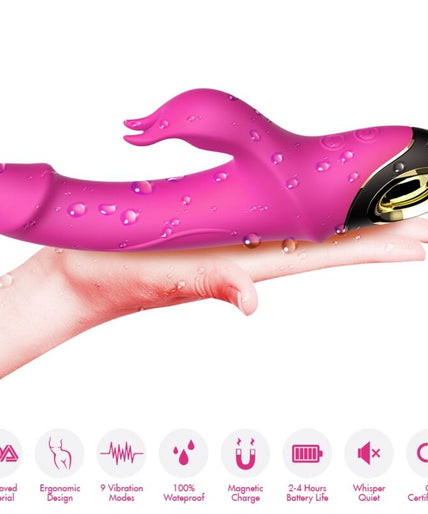 Armony – Meteror Dildo Vibrator Rabbit Rotator Fuchsia
