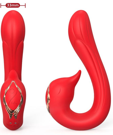 Armony – Delfin Vibrator Multiposition & Wärmeeffekt Rot