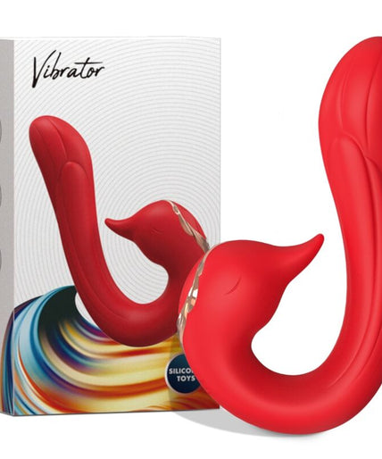 Armony – Delfin Vibrator Multiposition & Wärmeeffekt Rot
