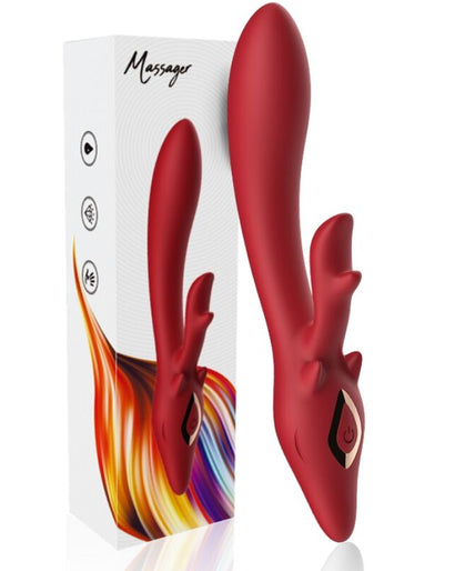 Armony – Elk Vibrator Rabbit Gebogen Rot