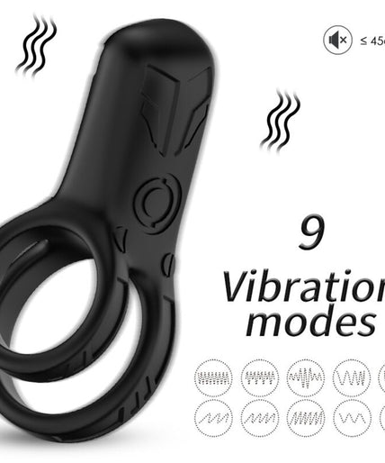 Armony – Double Ring Vibrator Black