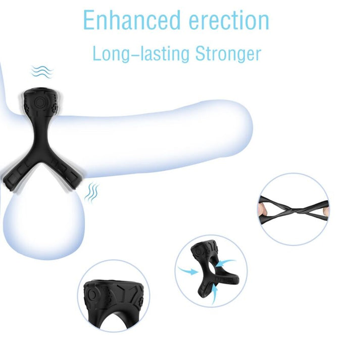 Armony – Ringvibrator & Mehrpositionsvibrator Schwarz