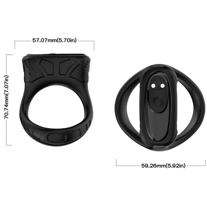 Armony – Ringvibrator & Mehrpositionsvibrator Schwarz