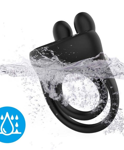 Armony – Ring Vibrator Rabbit Black
