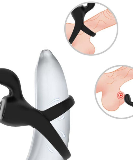 Armony – Ring Vibrator Rabbit Black