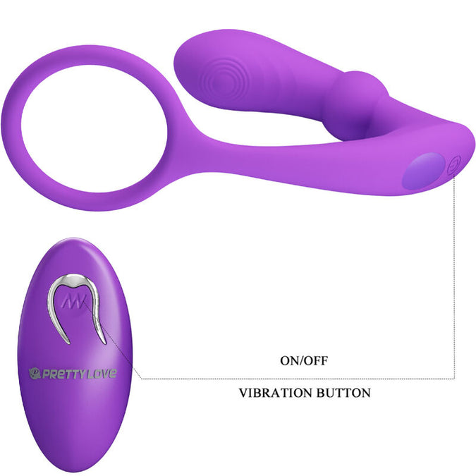 Pretty Love – Warren Violet Analring & Vibrator