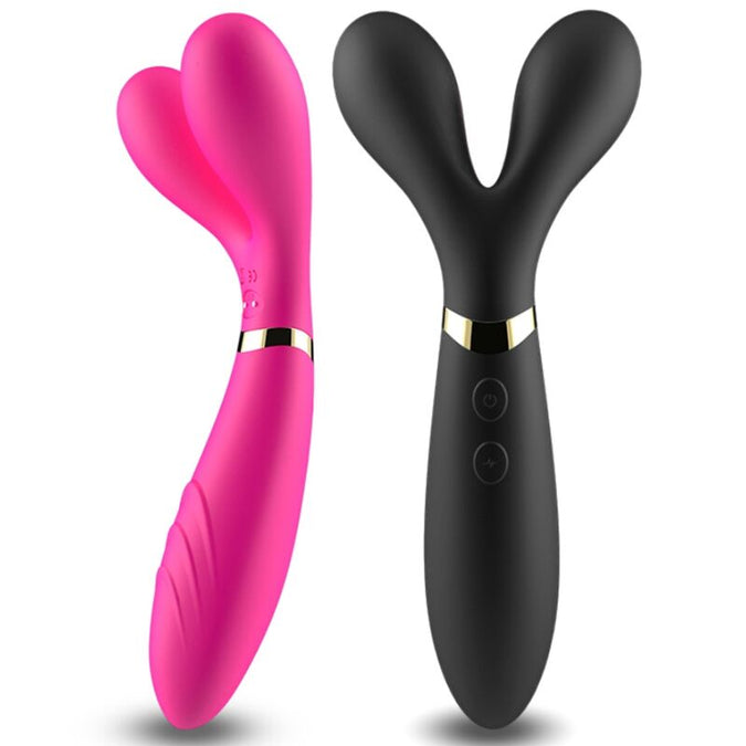 Armony – Y-Wand Massager & Vibrator Doppelkopf Schwarz