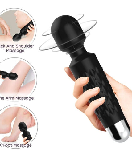 Armony – Postman Massager & Vibrator Super Flexible Head Black
