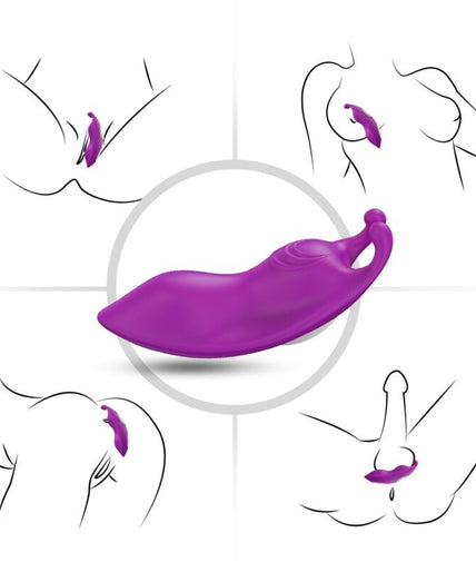 Armony – Honeybee Wearable Panties Vibrator G – Spot Remote Control Purple