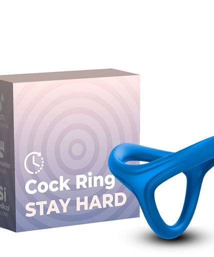 Armony – Tresor Doppel Silikonring Blau
