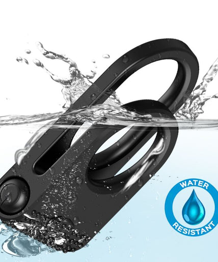 Armony – Twins Double Vibrator Ring For Couples Black