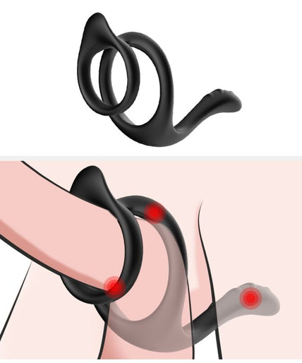 Armony – Tail Double Anal Ring Black