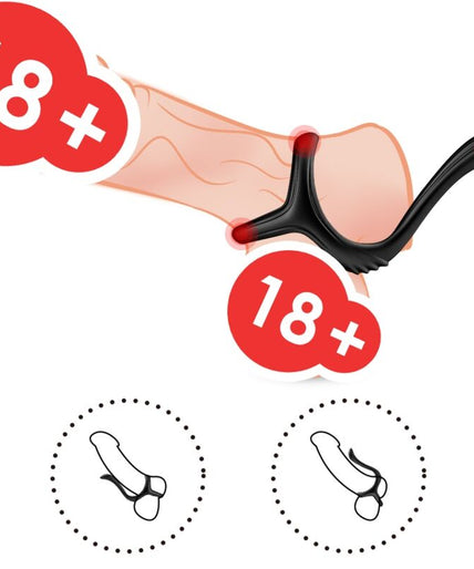 Armony – Treasure Double Anal Ring Black