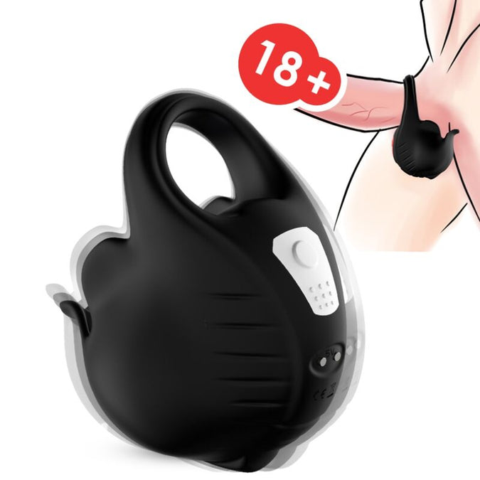 Armony – Cupping Vibrator Ring Schwarz 