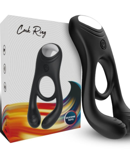 Armony – Veyron Double Vibrator Ring Toy For Couples Black