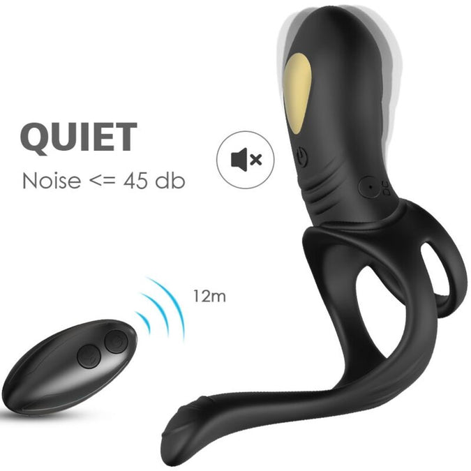Armony – Joy Jumper Ring Vibrator Für Paare & Analplug Fernbedienung Schwarz