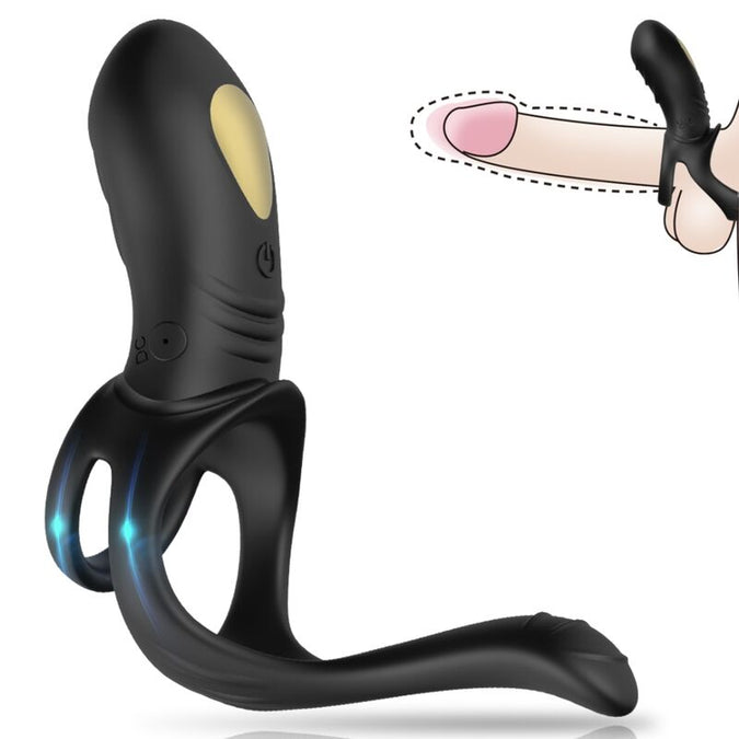 Armony – Joy Jumper Ring Vibrator Für Paare & Analplug Fernbedienung Schwarz