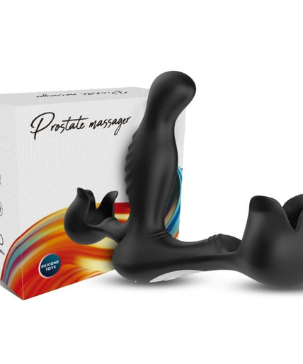 Pleasurements – Armony – Surround Prostata-Vibrator mit Hodensackstimulator und Fernbedienung – Schwarz