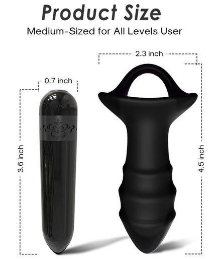 Armony – Kylin Finger Vibrator & Anal Plug Remote Control Black