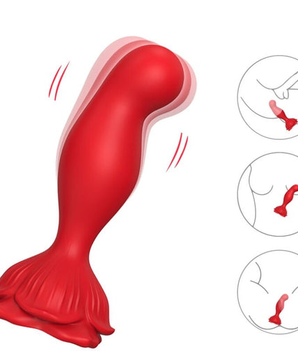 Armony – Pink Vibrator & Anal Plug Remote Control Red