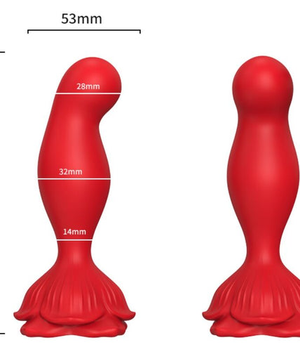 Armony – Pink Vibrator & Anal Plug Remote Control Red