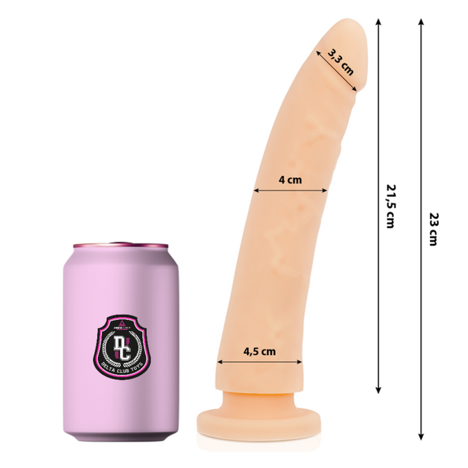 Pleasurements – Delta Club – G-Spot Dildo Medizinisches Silikon 23 Cm Ø 4,5 Cm | Natur