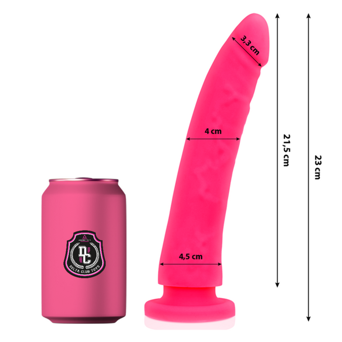 Pleasurements – Delta Club – G-Spot Dildo Medizinisches Silikon 23 Cm Ø 4,5 Cm | Pink