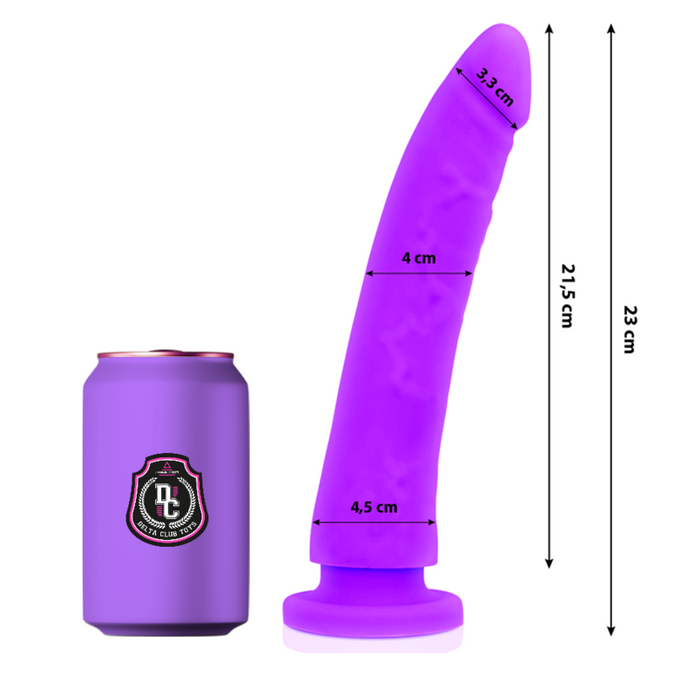 Pleasurements – Delta Club – G-Spot Dildo Medizinisches Silikon 23 Cm Ø 4,5 Cm | Flieder
