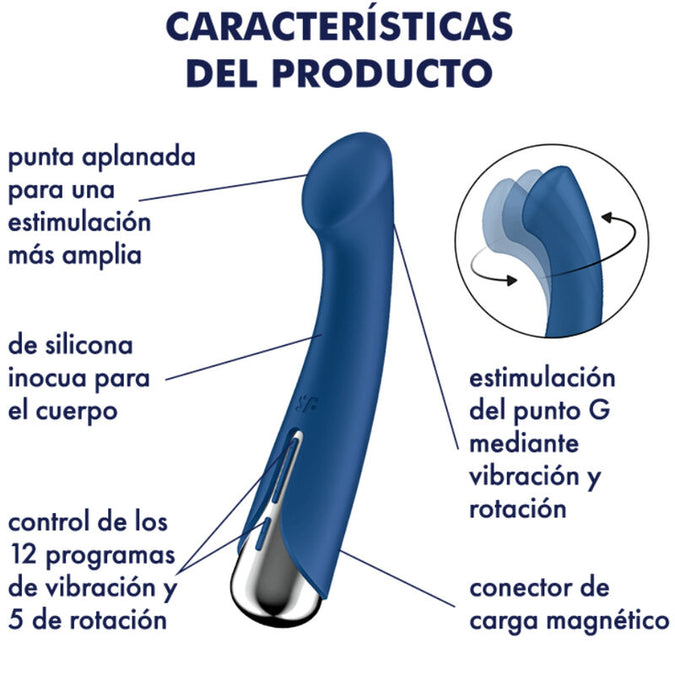 Satisfyer – Spinning G – Sport 1 Rotator Vibrator Blau 