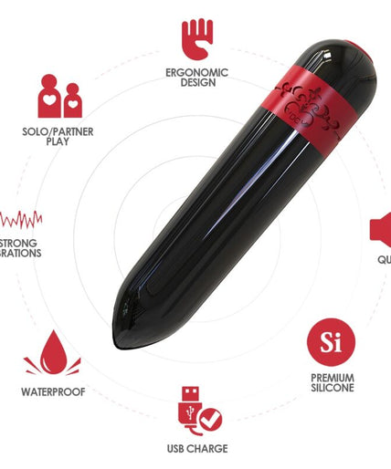Armony – Rocket Vibrator Bullet Remote Control Black