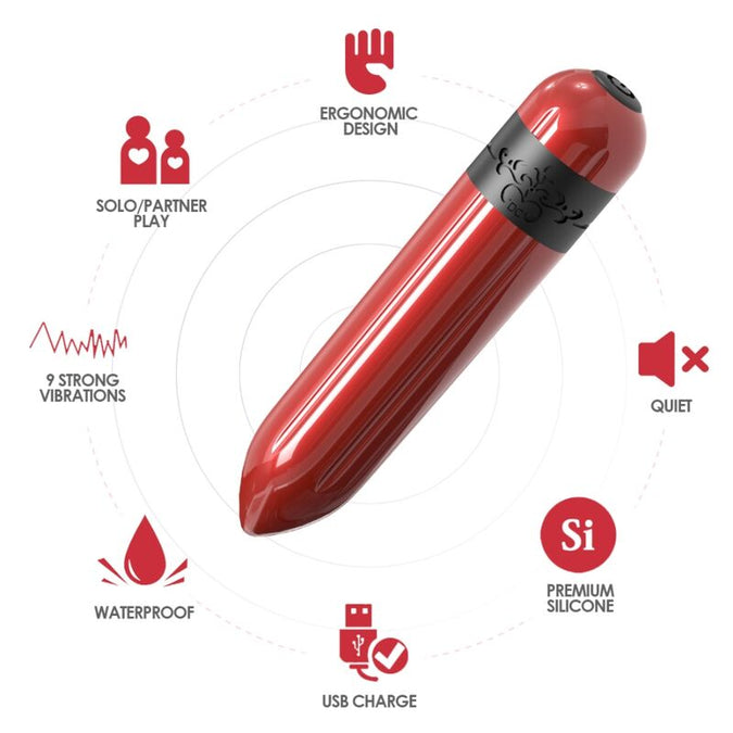 Armony – Rocket Vibrator Kogel Afstandsbediening Fuchsia