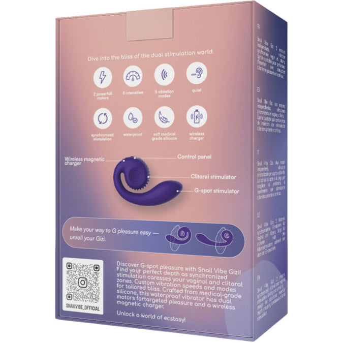 Snail Vibe – Gizi Dual Stimulator Lila 