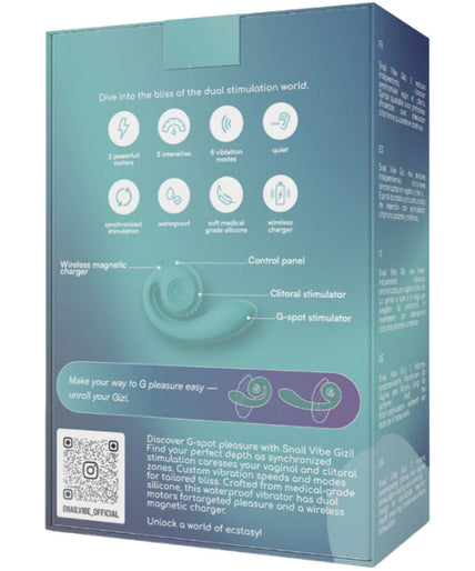 Snail Vibe – Gizi Dual Stimulator Tiffany