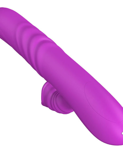 Armony – Angelia Multifunktionsvibrator mit stimulierender Zunge Violett Wärmeeffekt