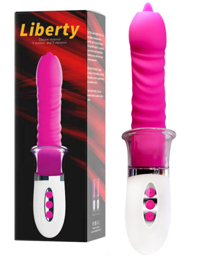 Armony – Liberty Vibrator & Thrusting With Tongue