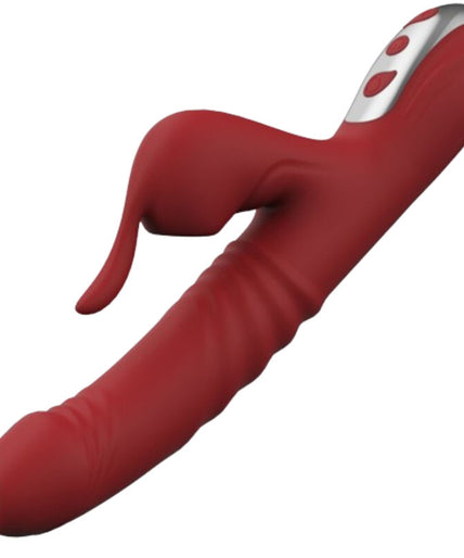 Armony – Suck Vibrator & Sucker With Stimulating Tongue Burgundy