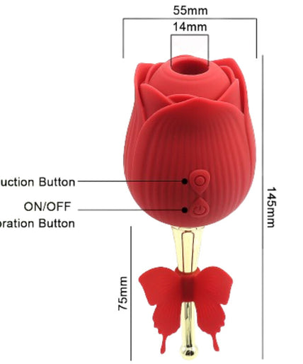 Armony – Butterfly Flower Suction Red